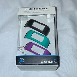 garmin vívofit Small Replacement Bands - Black, Teal, Purple